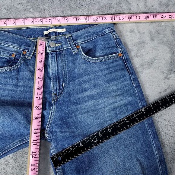 Levis jeans Womens 26×30 Blue Low Pro Straight Denim - Picture 4 of 13